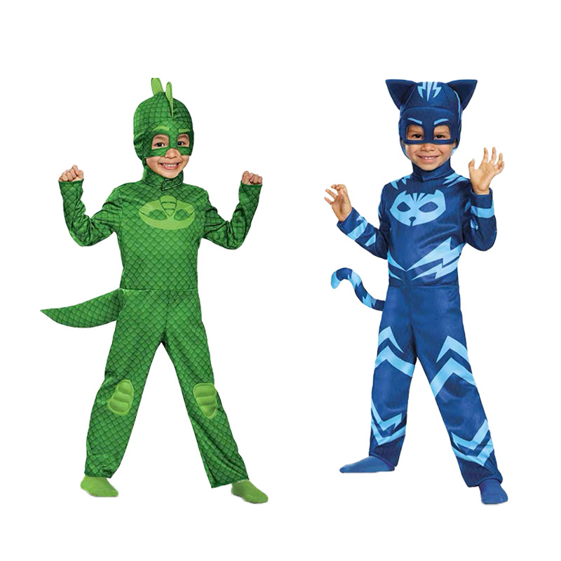 Kostum Cosplay Piyama Biru Ana - Kids Face Mask ulasan dan harga