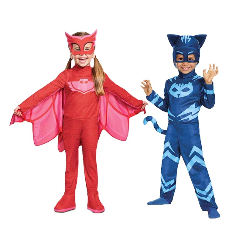 Kostum Cosplay Piyama Biru Ana - Kids Face Mask ulasan dan harga