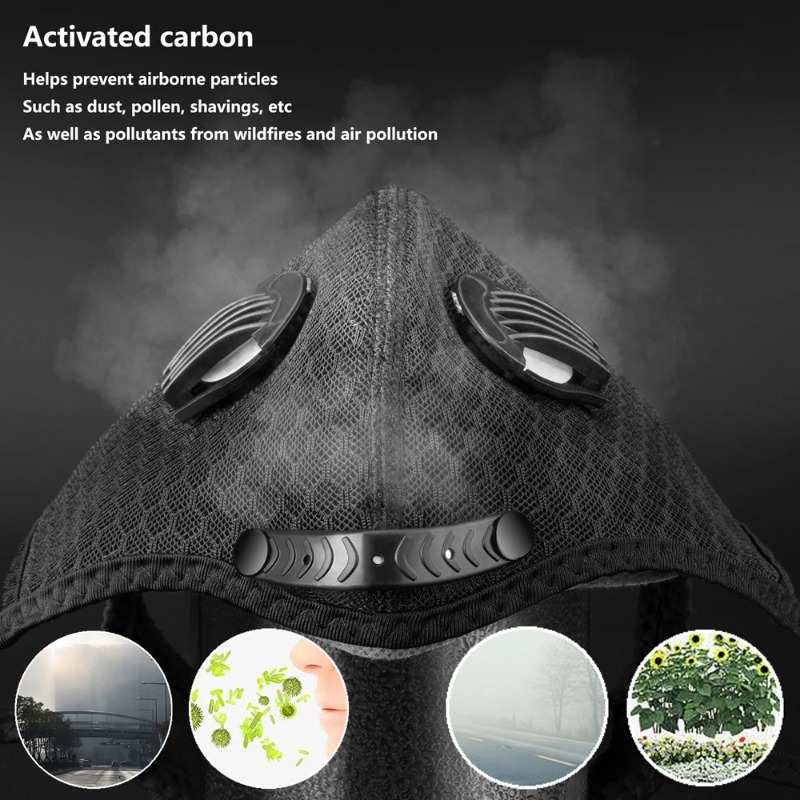 Masker Wajah untuk Bersepeda,  - Anti Pollution Mask ulasan dan harga